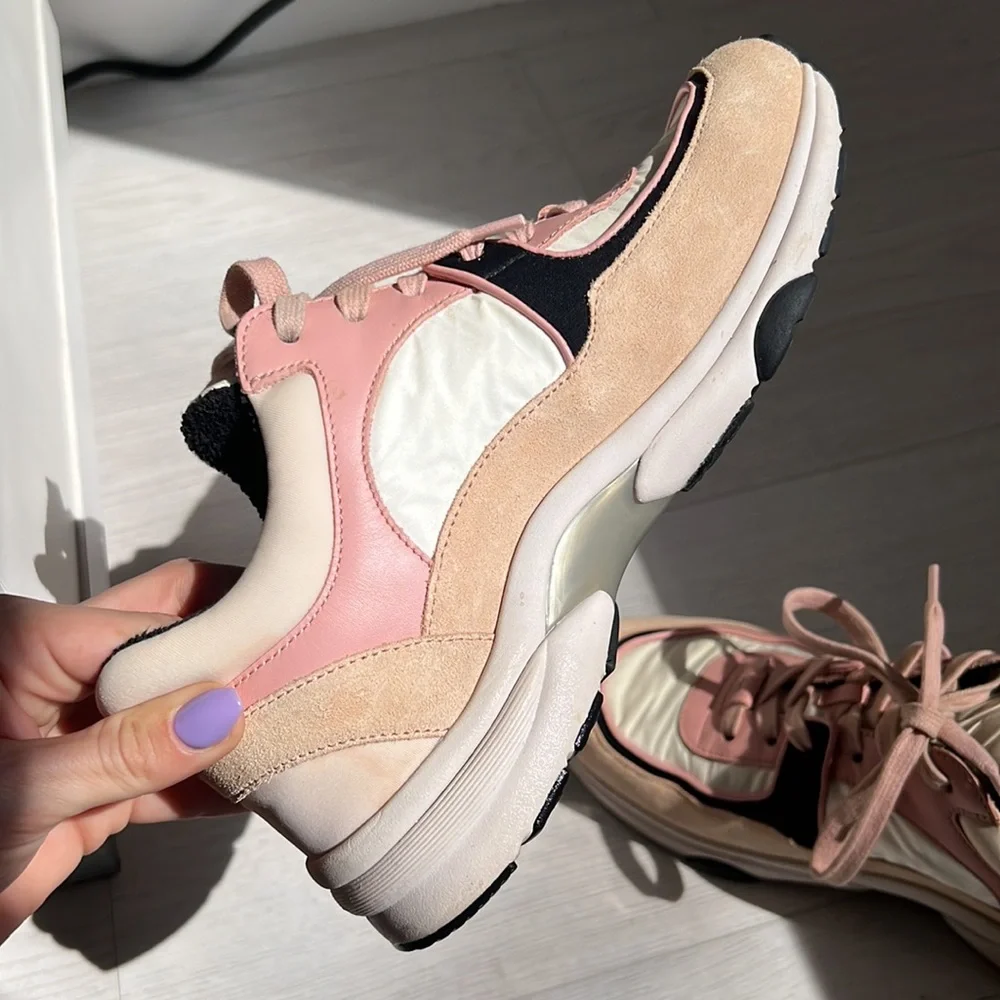Pink Chanel Trainers - Picture 5 of 9